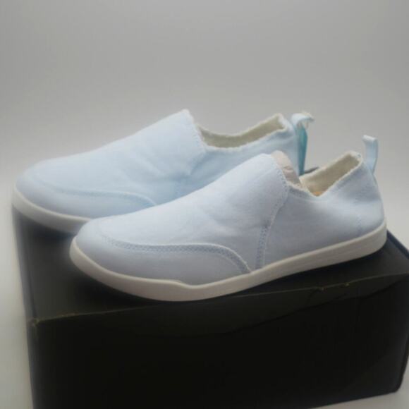 NEW Vionic Malibu Women's 6.5 Slip-on Shoes Blue Acid Wash Denim - Picture 2 of 10